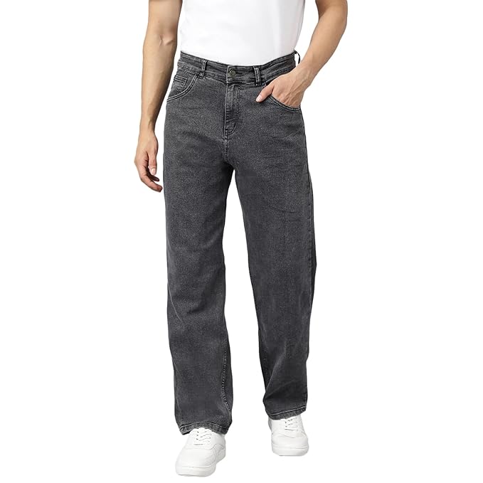 Slim Fit Jeans – Relaxed Fit Classic Style Cotton Blend Pants
