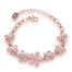 Bracelets for Women – Rose Gold Plated Crystal Moonstone Bangle