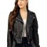 Leather Jacket Women – Black Full Sleeve Biker Jacket